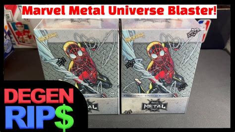 marvel metal universe blaster box|metal universe 2024 skybox.